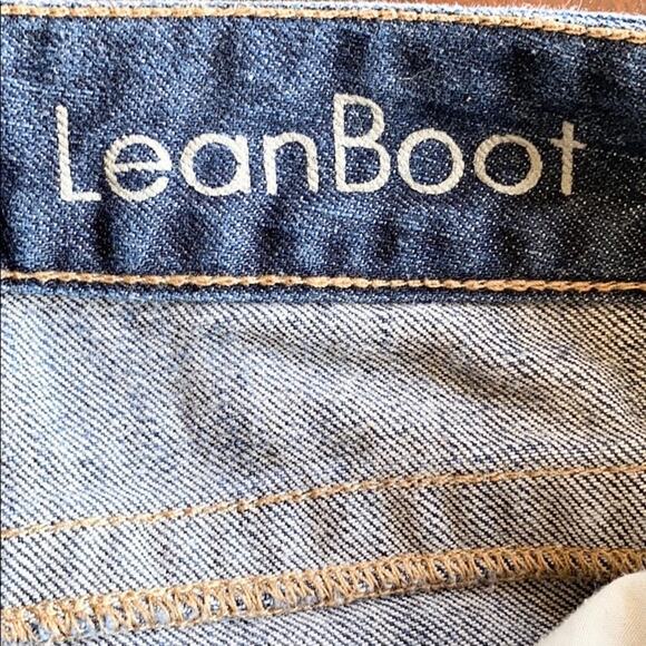 Calvin Klein Women Blue Dark Wash Denim Mid Rise Lean Bootcut Jeans Size 29/8 - Picture 12 of 13